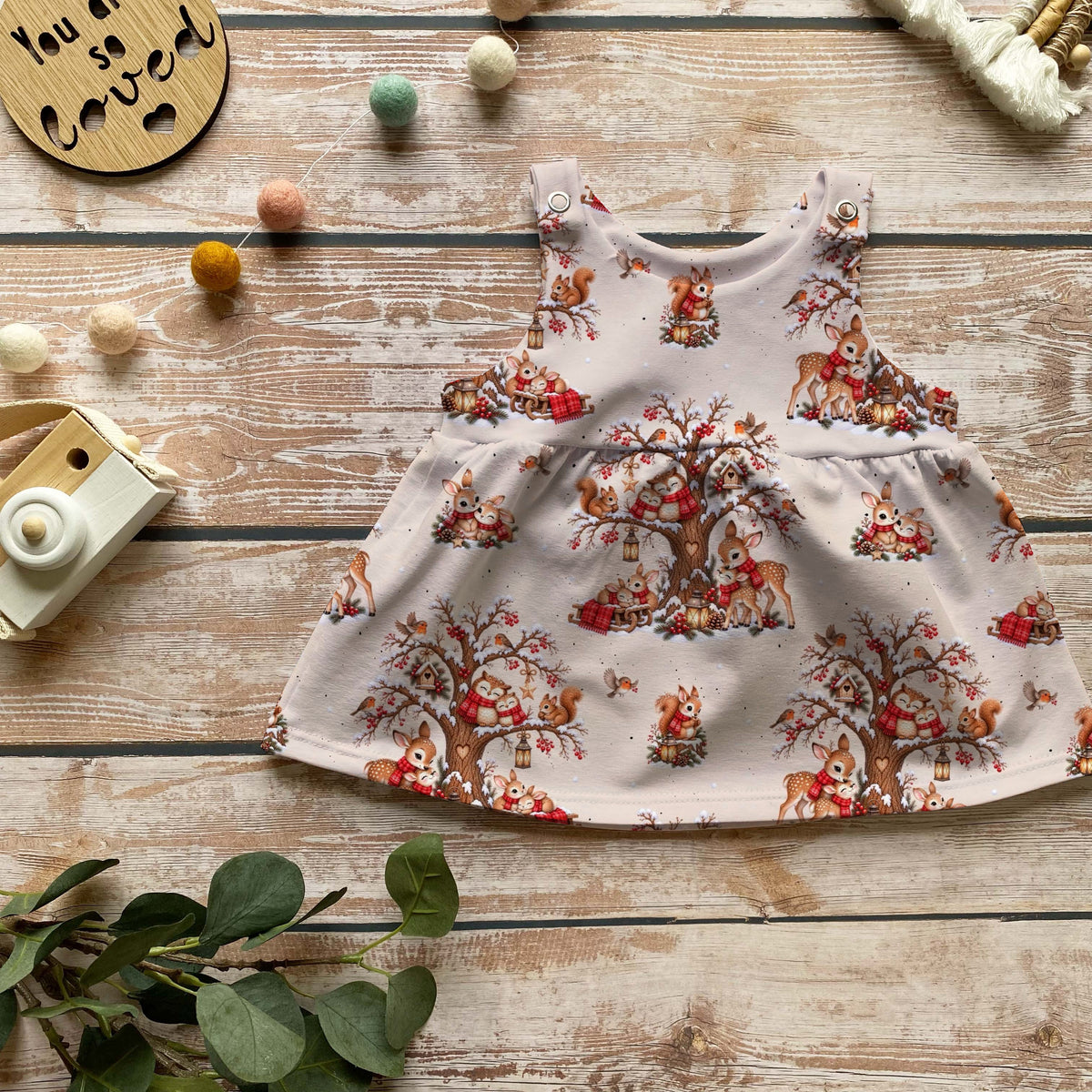 Handmade Latzkleid „Ponyzauber“ | Gr. 50/56–98/104