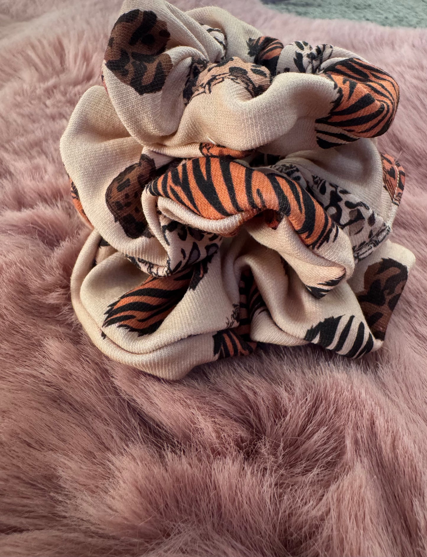 Handmade Scrunchie „Safari“ – 3 Größen