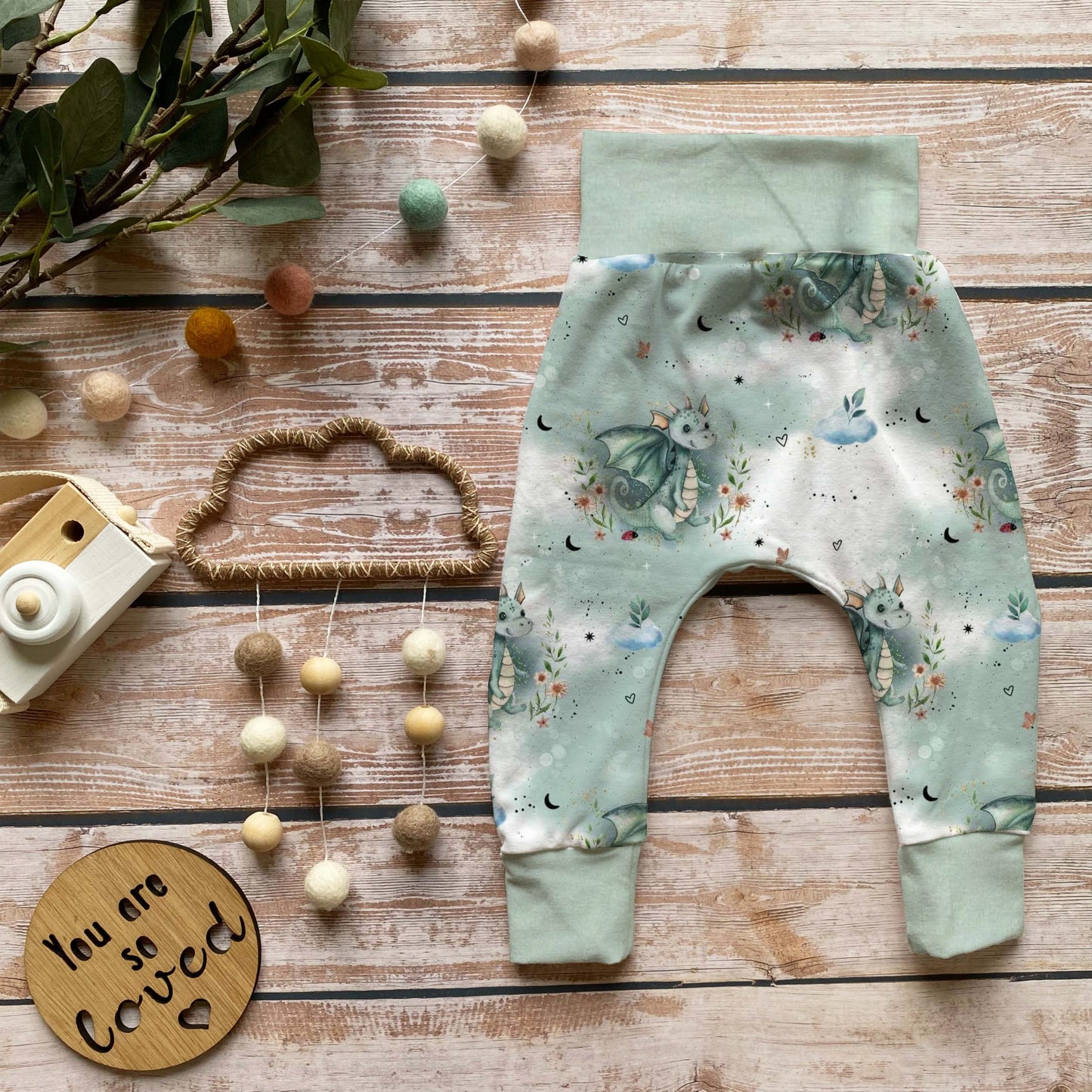 Pumphose Baby „Little Dragon“ Set | Gr. 56 - 110