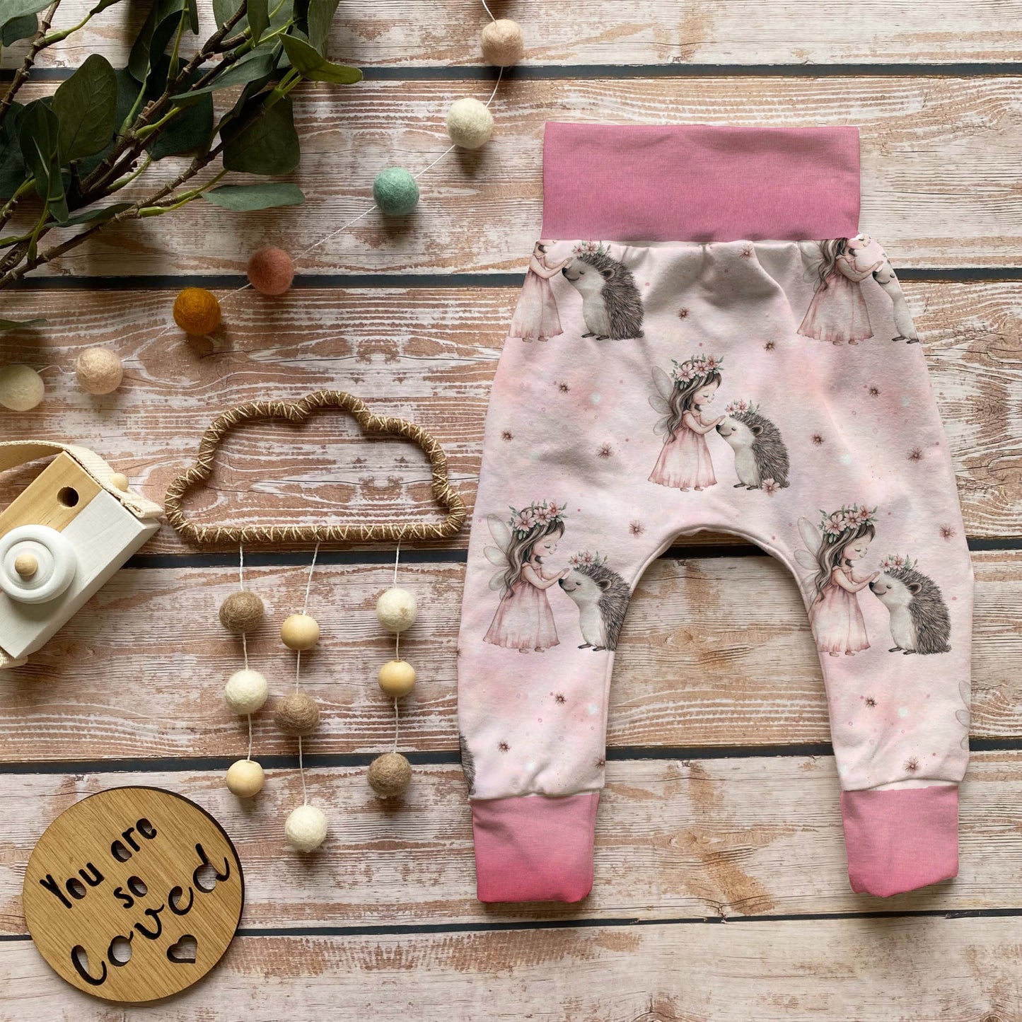 Pumphose Baby „Waldmagie Rosentraum“ Set | Gr. 56 - 110