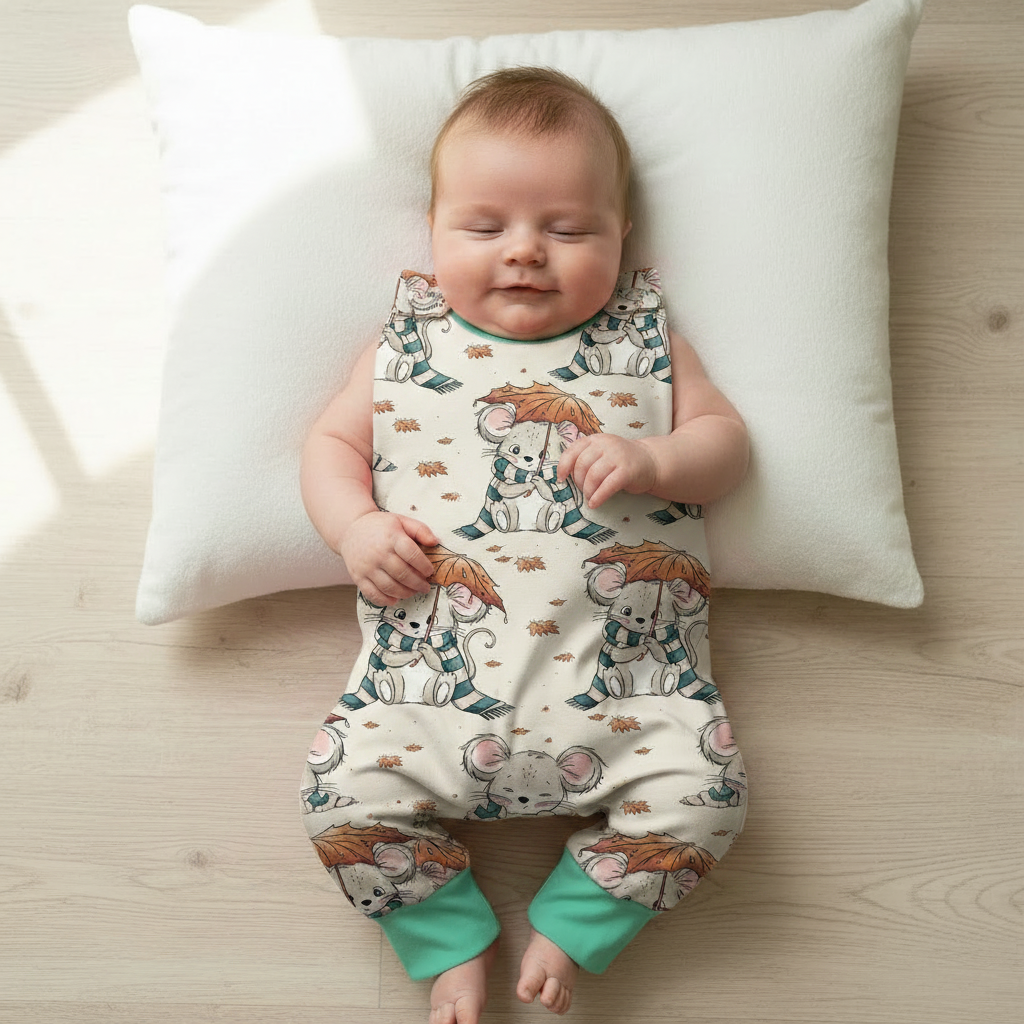 Baby Junge Maus-Strampler