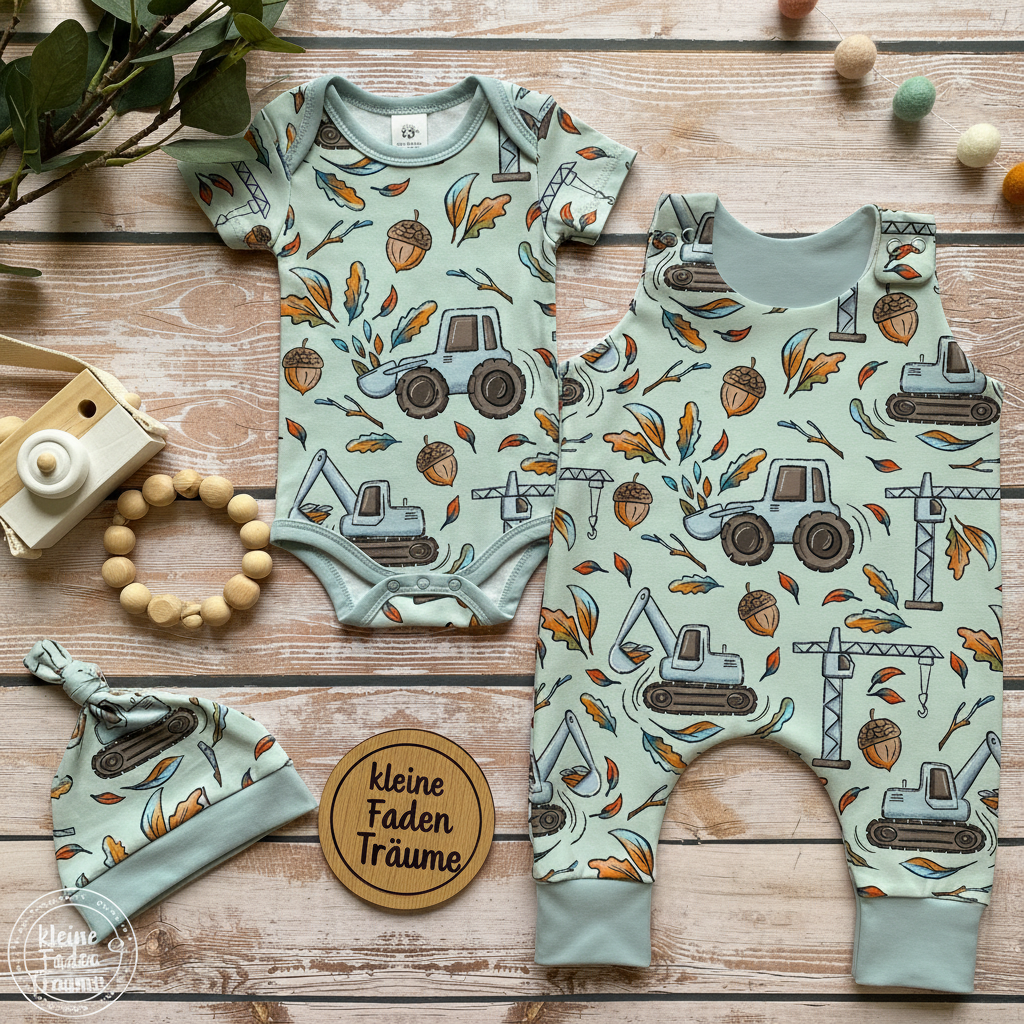 Bagger 3er Set Flatlay
