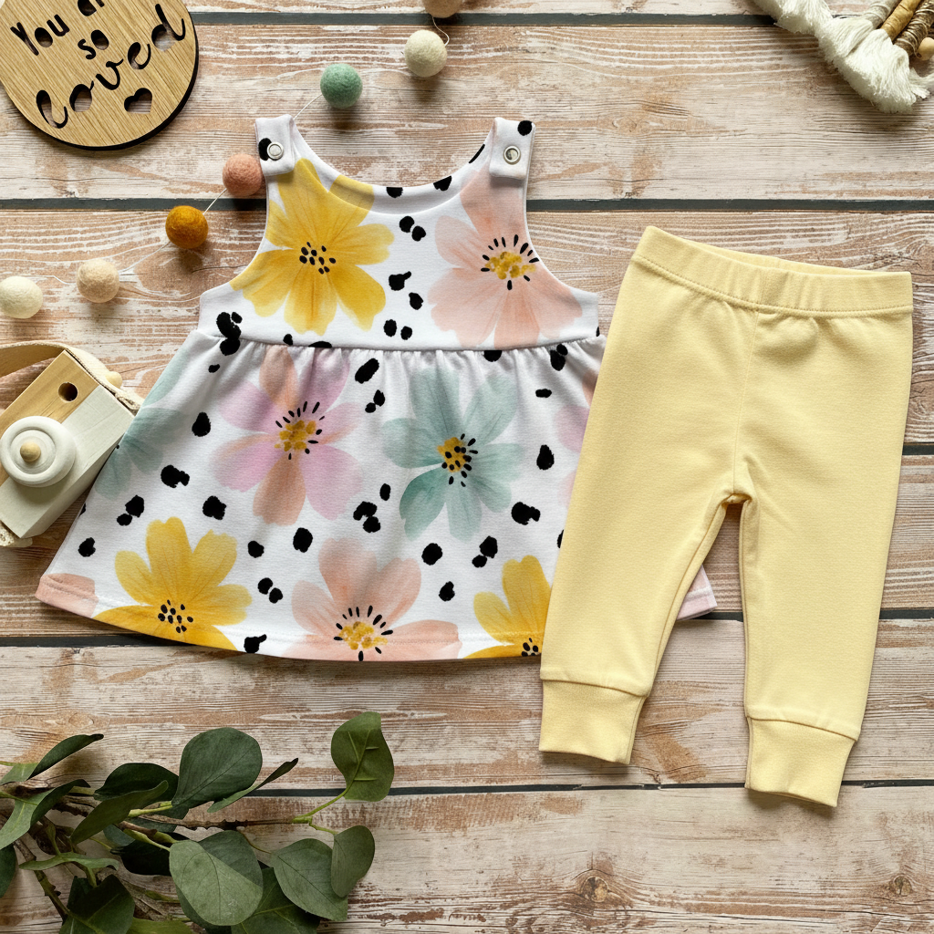 Blütenregen Flatlay Set