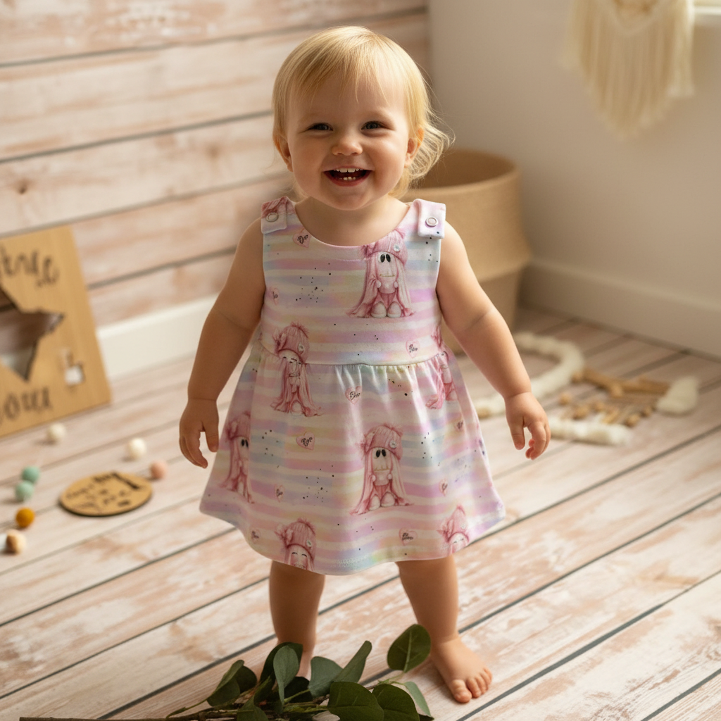 Boo Gnome Kleid Lifestyle vorne