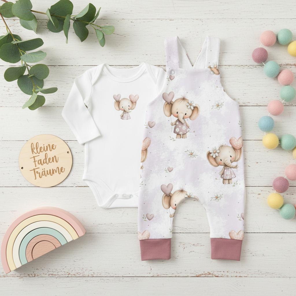 Elefant Set Flatlay