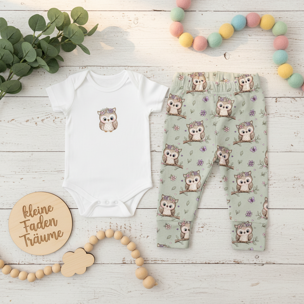 Eulen Leggings Set
