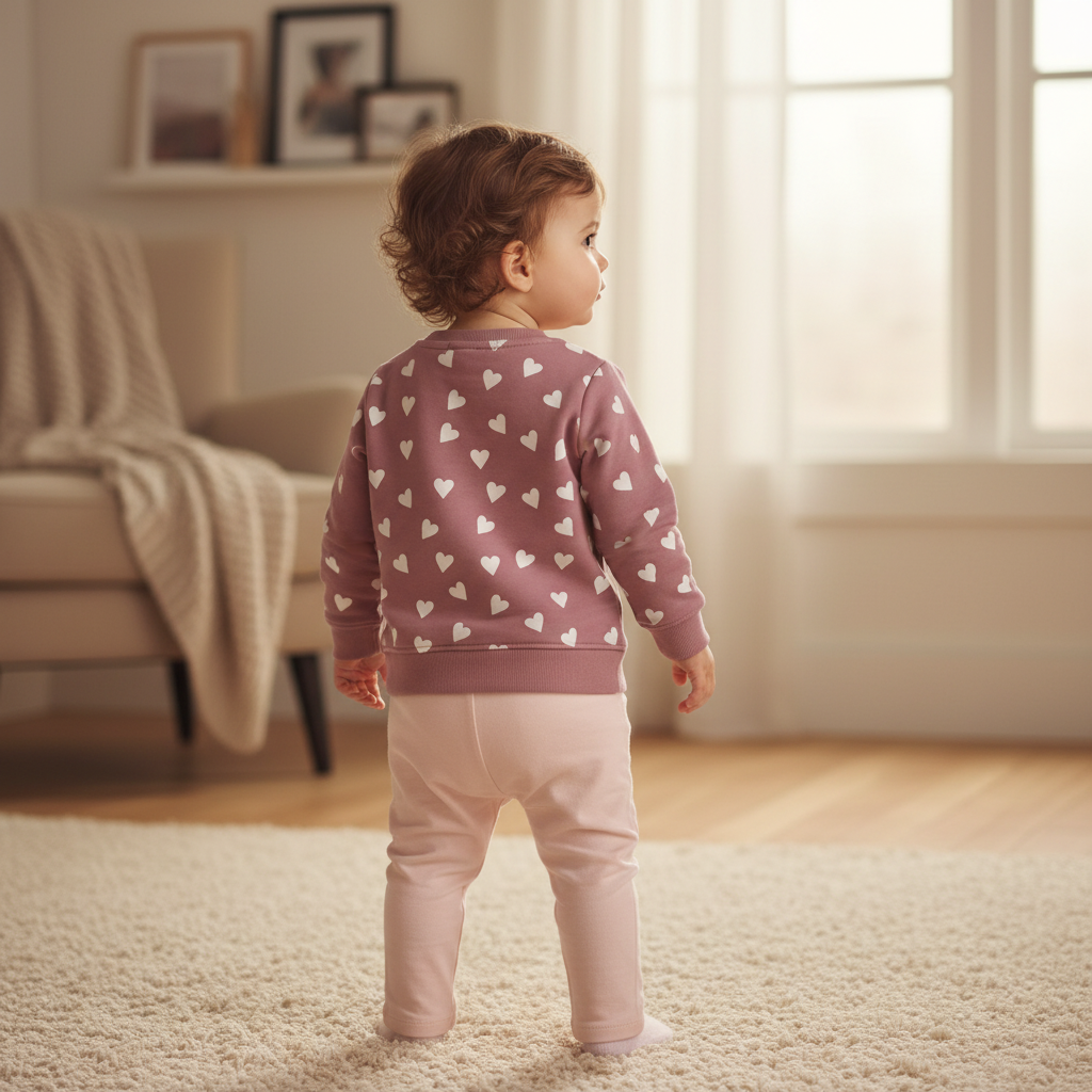 Herzen Pullover - hinten