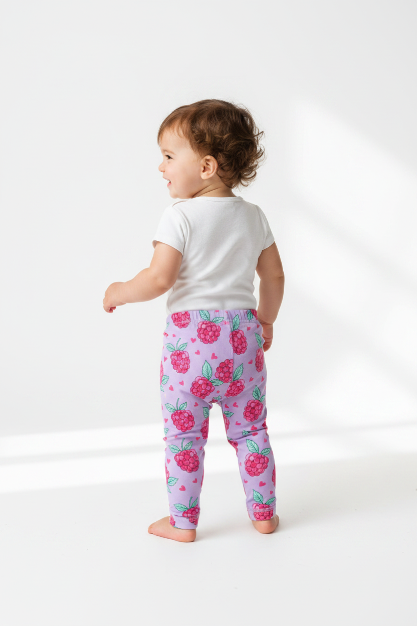 Himbeere Leggings von hinten