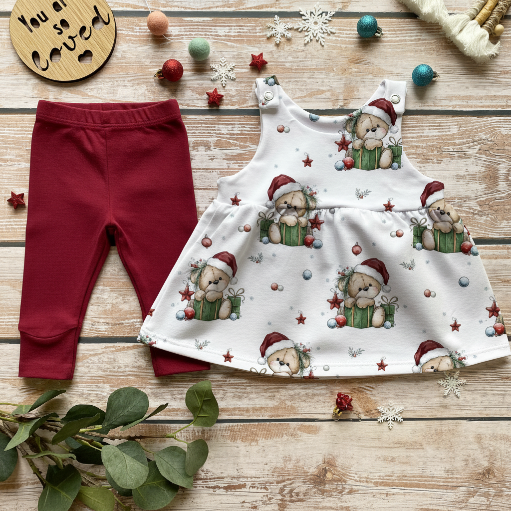 Weihnachtsteddy Flatlay Set