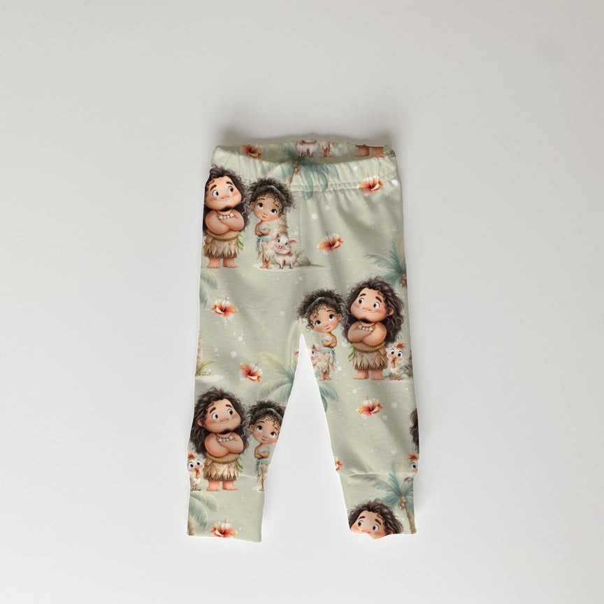 Handmade Leggings „Hawaii“ | Gr. 56–104