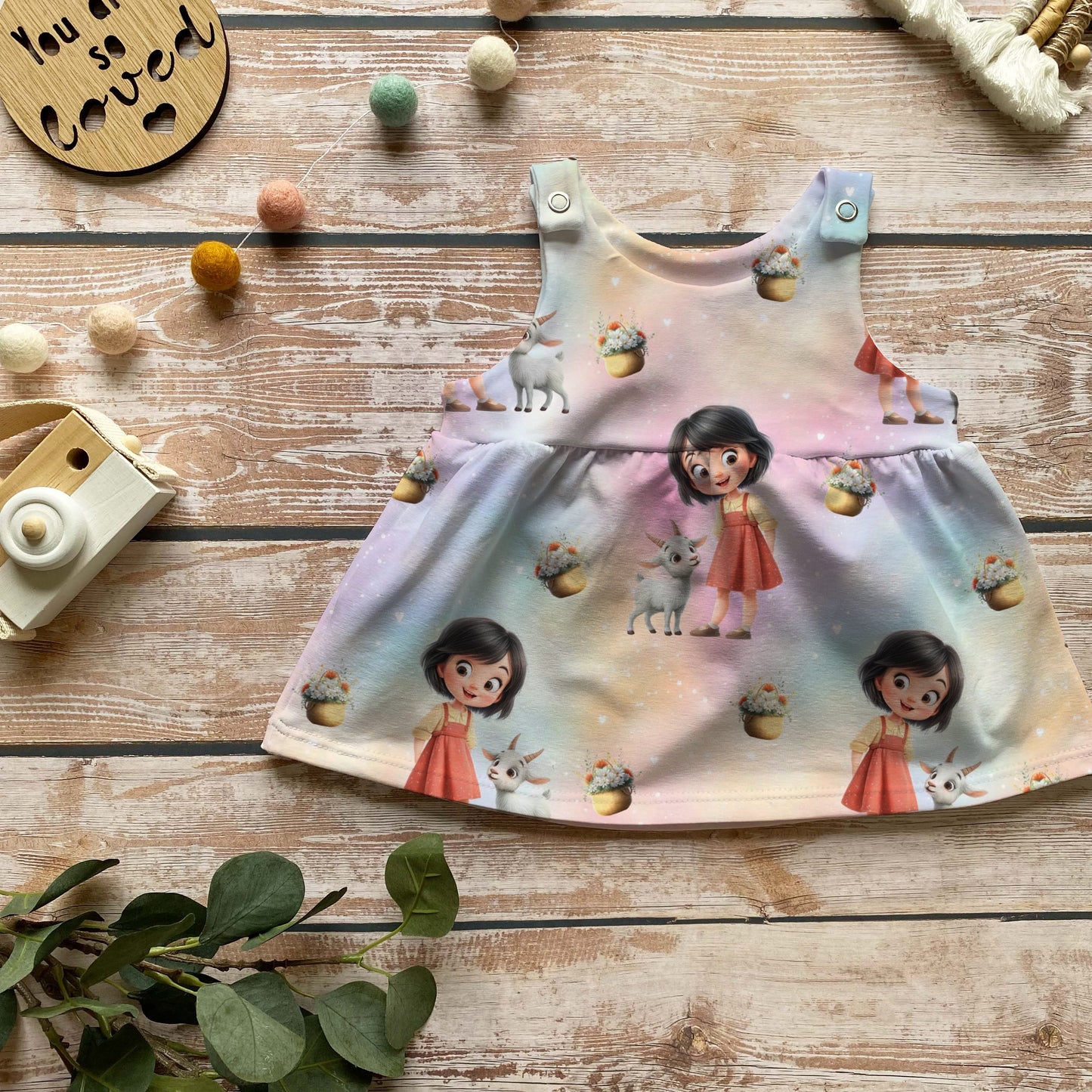 Handmade Latzkleid „Liebe Lotte“ | Gr. 56–104