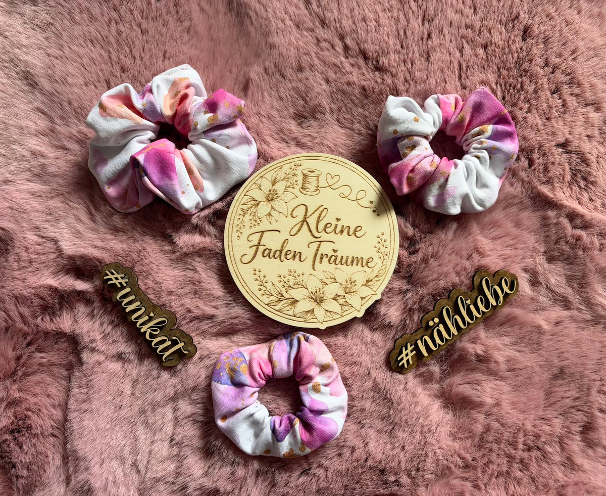 Handmade Scrunchie „Schmetterlingszauber“ – 3 Größen