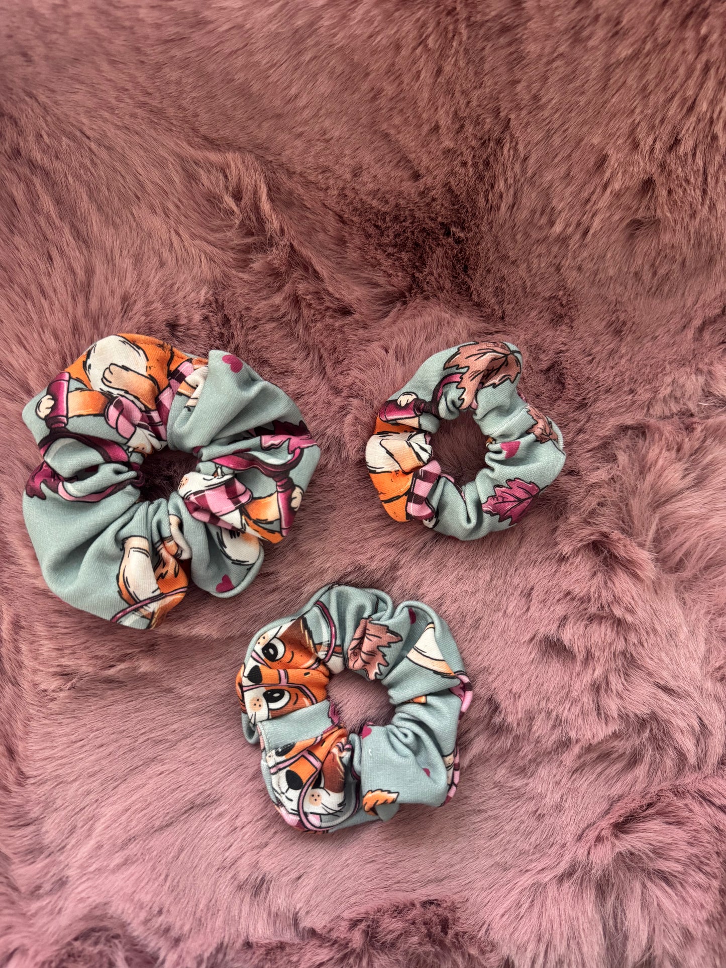 Handmade Scrunchie „Fuchs“ – 3 Größen