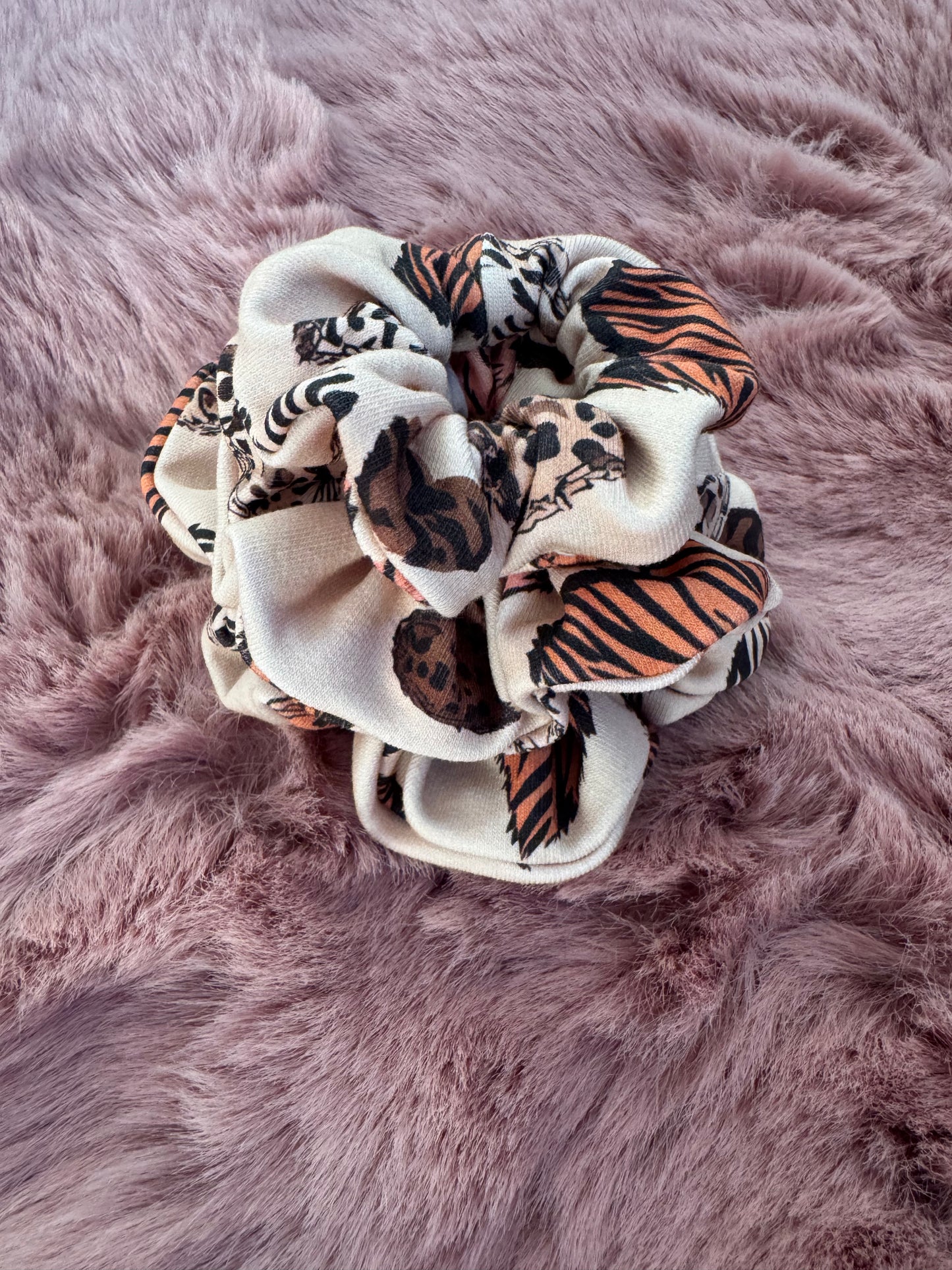 Handmade Scrunchie „Safari“ – 3 Größen