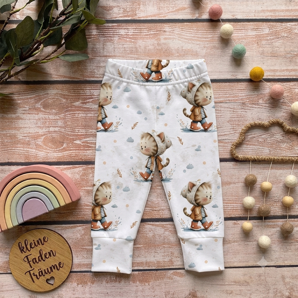 Handmade Leggings „ Matschpfötchen “ | Gr. 56–104