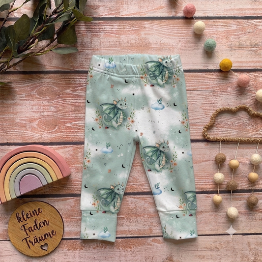 Handmade Leggings „Little Dragon“ | Gr. 56–104