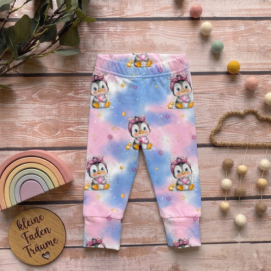 Handmade Leggings „Sternbote Pinguin“ | Gr. 56–104