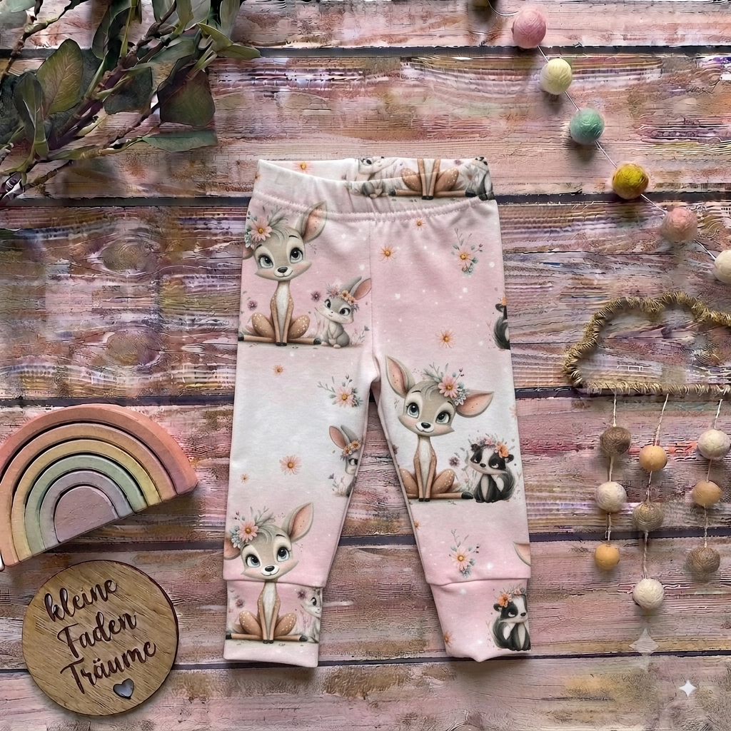 Handmade Leggings „ Waldtiere “ | Gr. 56–104