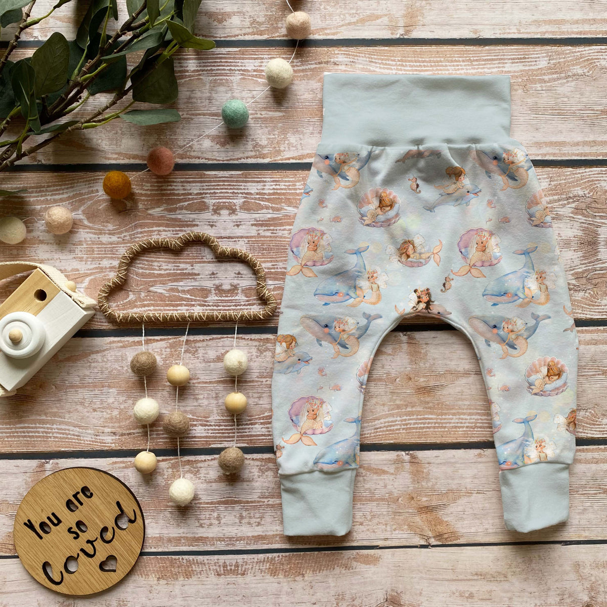 Handmade Pumphose „Little Mermaids“ | Gr. 56–110