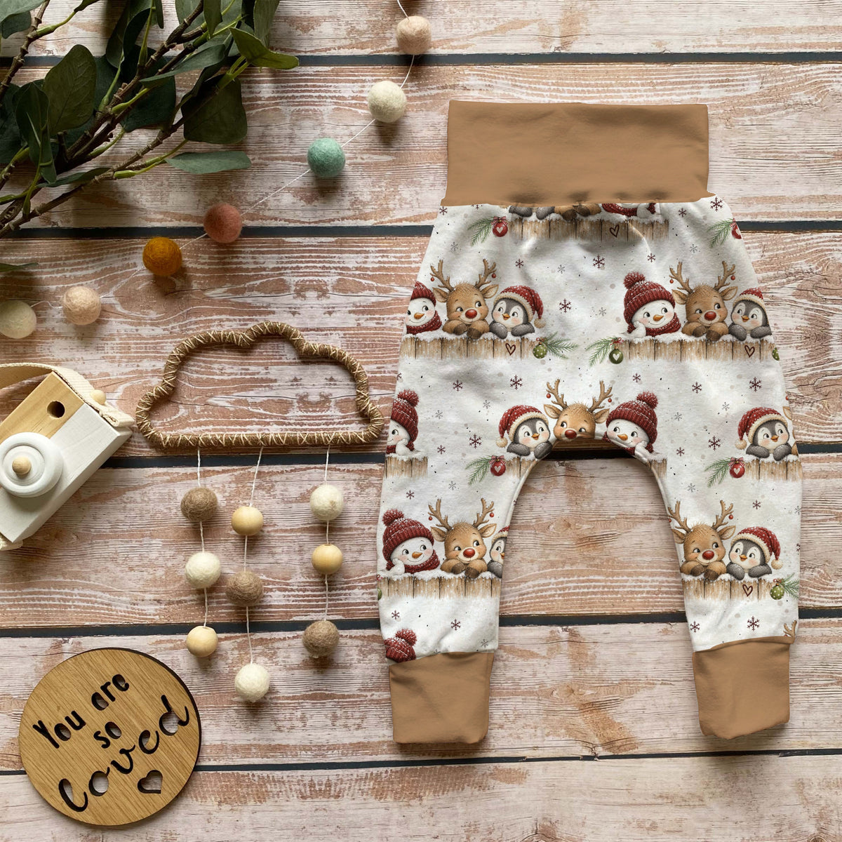 Handmade Pumphose „Christmas Girl“ | Gr. 56–110