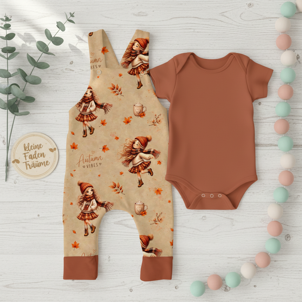 Autumn Vibes Latzhose Set
