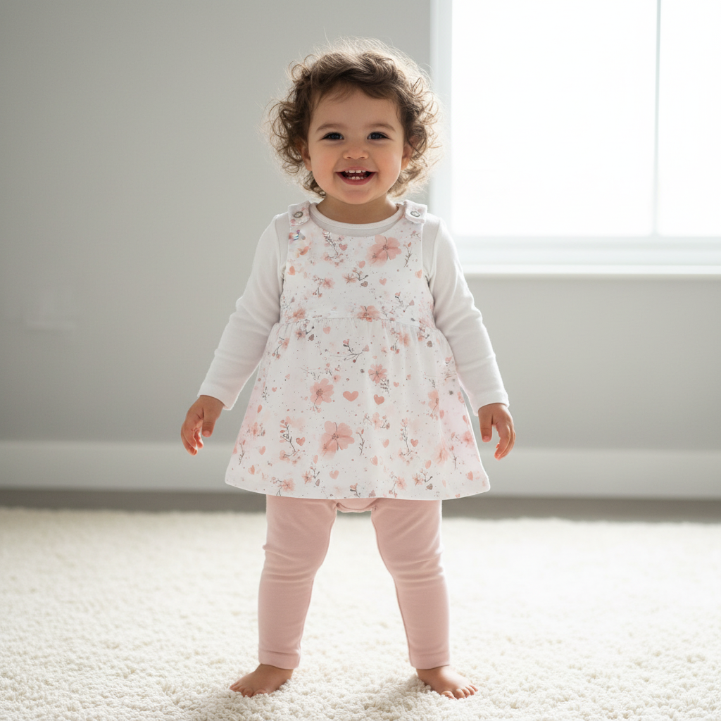 Baby Blossom Hearts mit Leggins