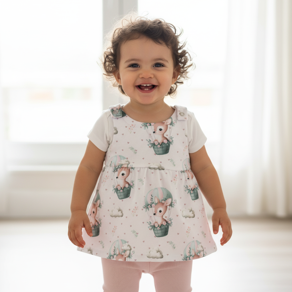 Baby Deer in the Sky mit Leggins