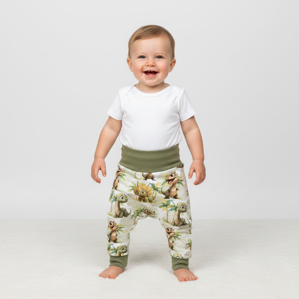 Baby Dinos Junge olivgrün