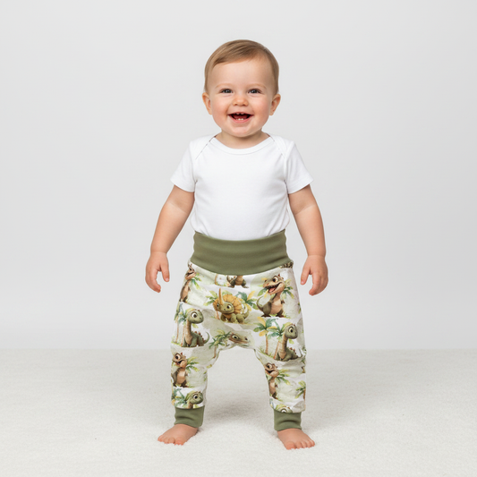 Baby Dinos Junge olivgrün