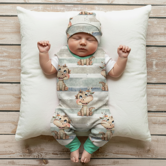 Baby Drache Set offene Beine