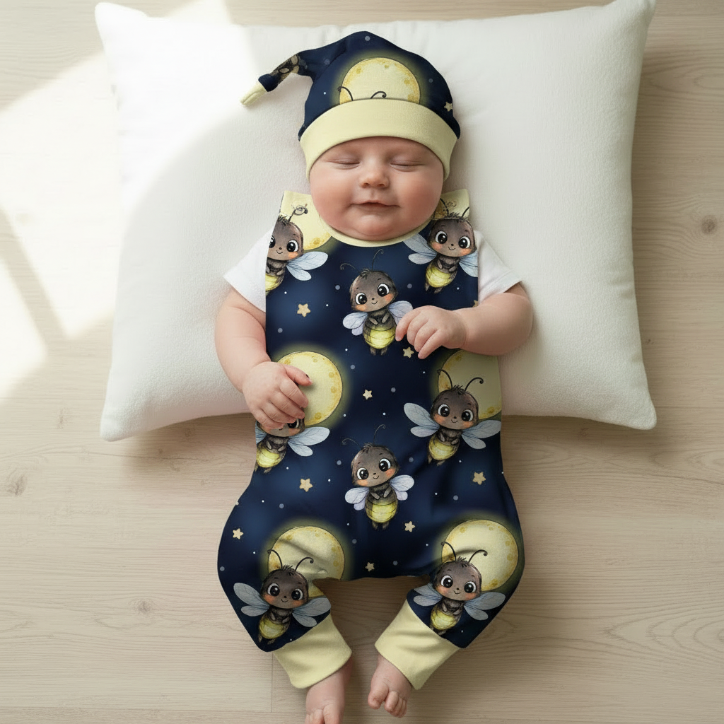 Baby Glühwürmchen mit Mütze