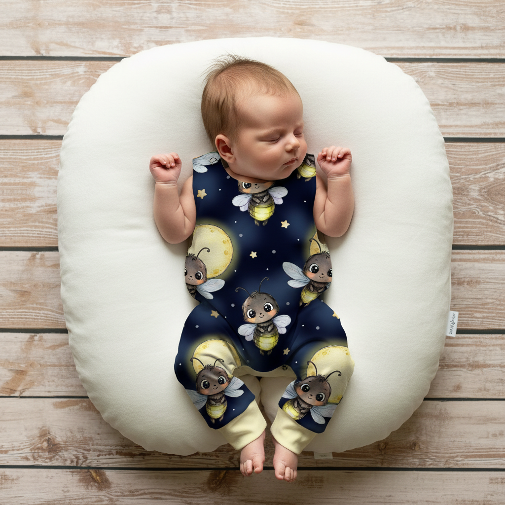 Baby Glühwürmchen-Strampler