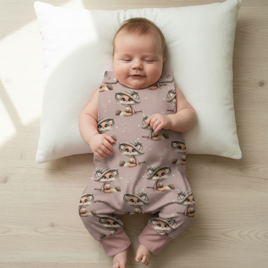Baby Hexenkatze-Strampler