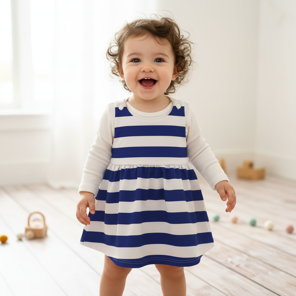 Baby Marine Stripes ohne Leggins