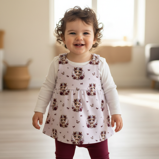 Baby Unicorn Rose mit Leggins