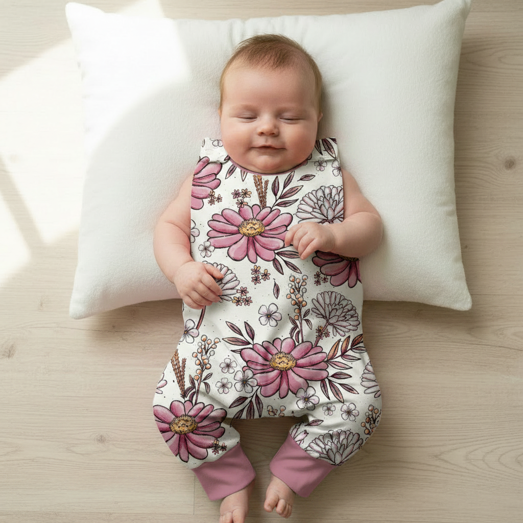 Baby Wildblumen-Strampler