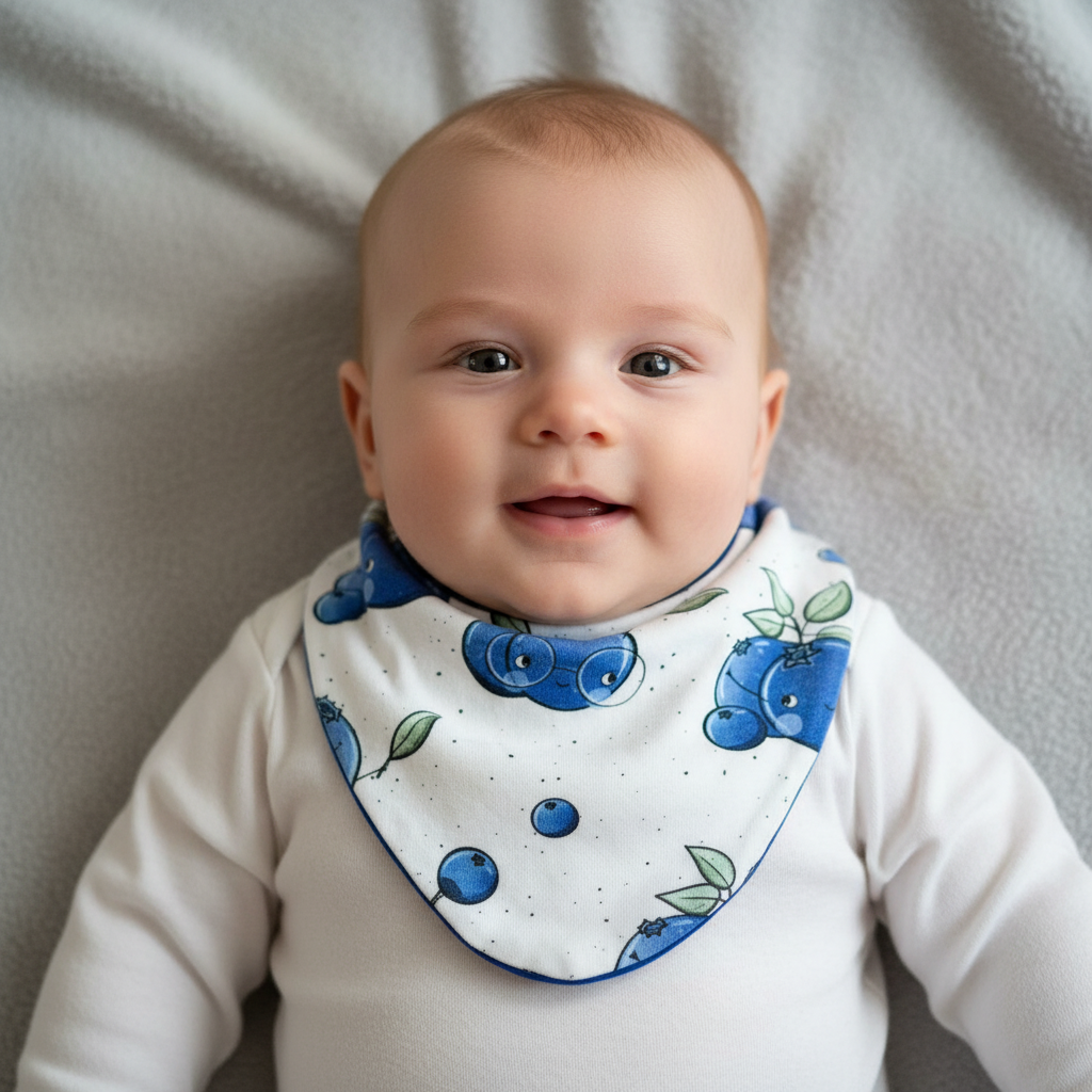 Blaubeere Halstuch Trgebild Baby