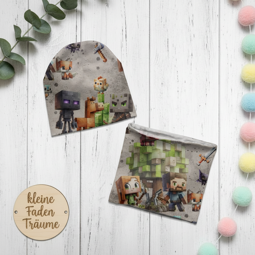 Blockcraft Set Flatlay