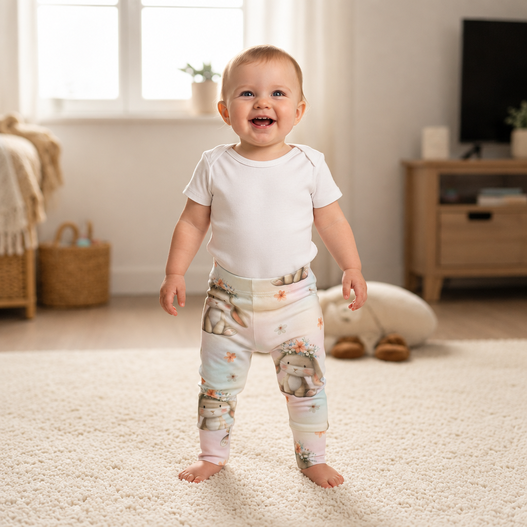 Blumen-Hasi Leggings 1:1