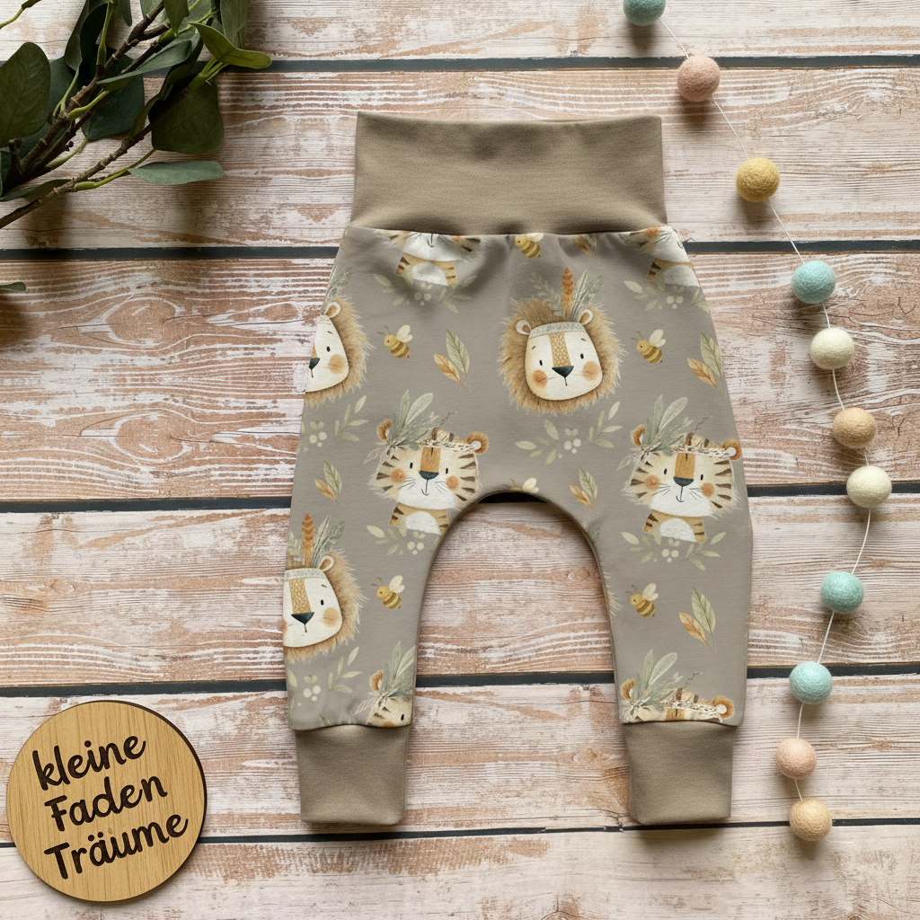 Boho Löwe & Tiger Hose allein