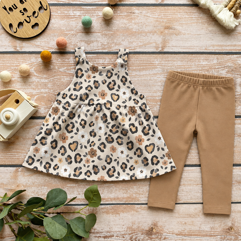 Boho Leopard Set Flatlay