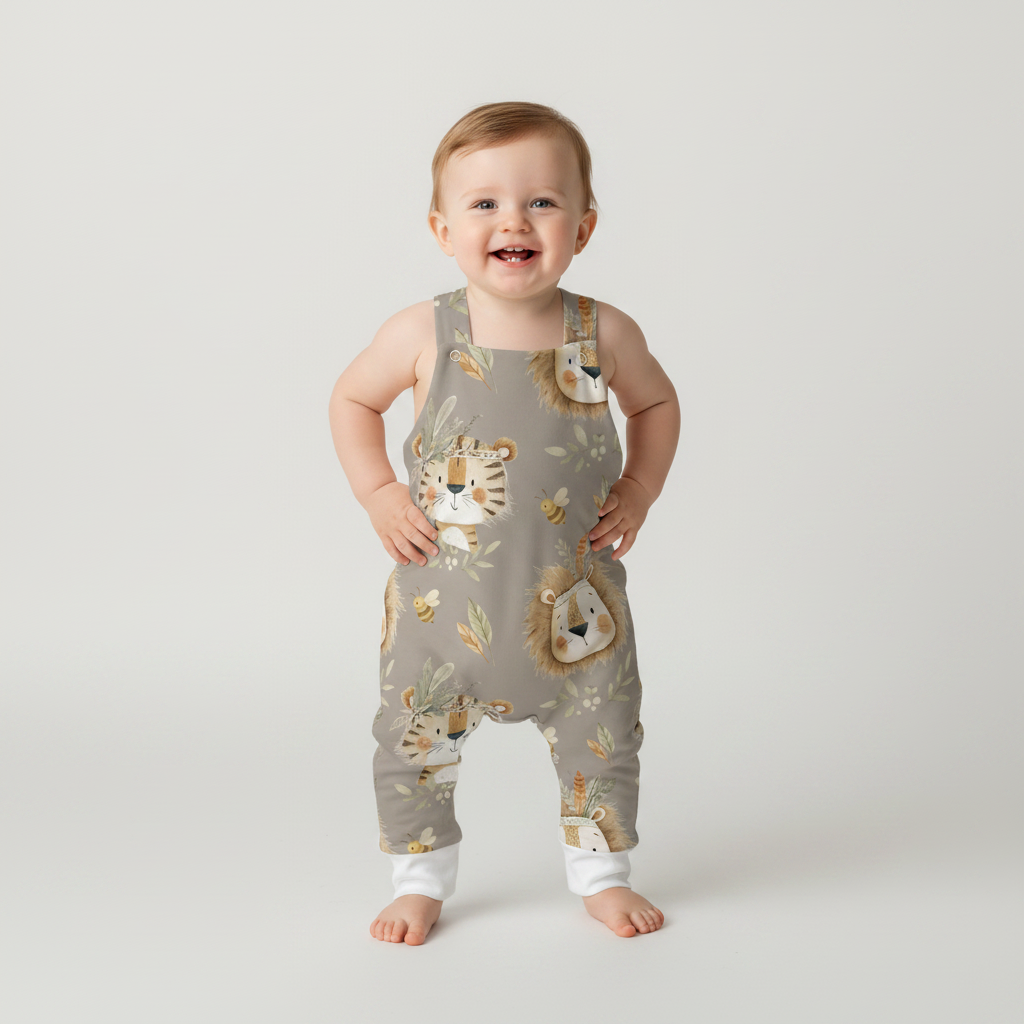 Boho Safari Latzhose Junge