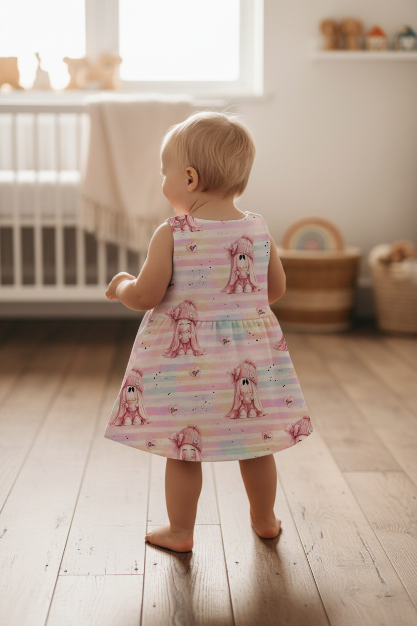 Boo Gnome Kleid Lifestyle hinten