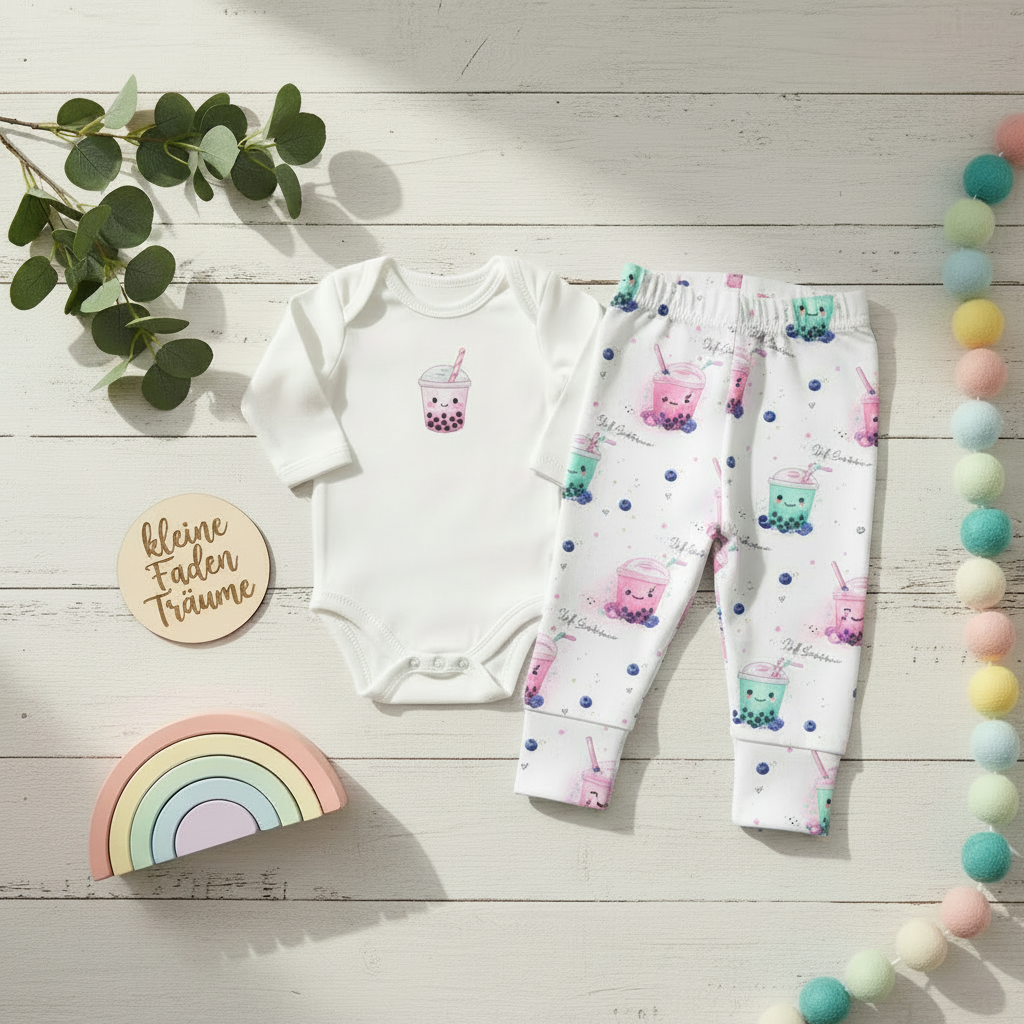 Bubble Tea Set Flatlay 1:1