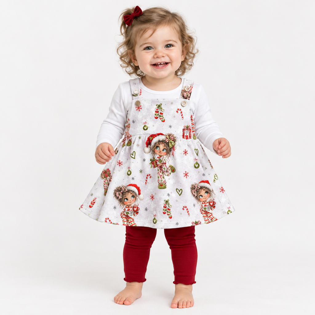 Christmas Girl Latzkleid Mädchen