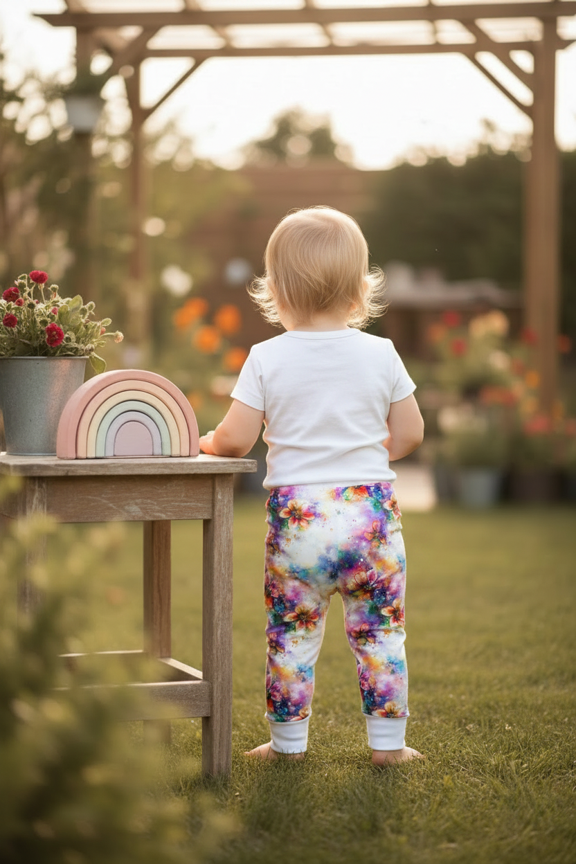 Color Bloom Leggings - hinten