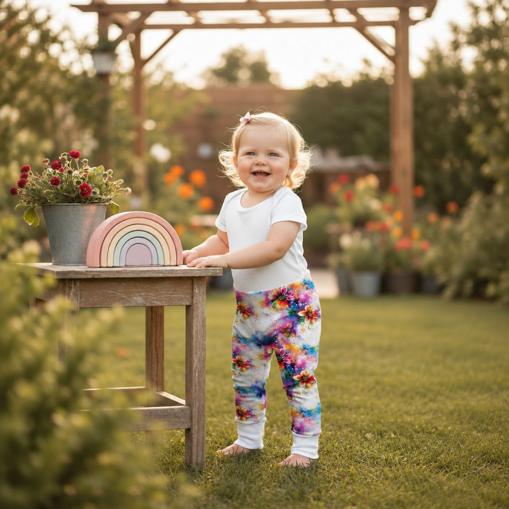 Color Bloom Leggings vorne 1:1