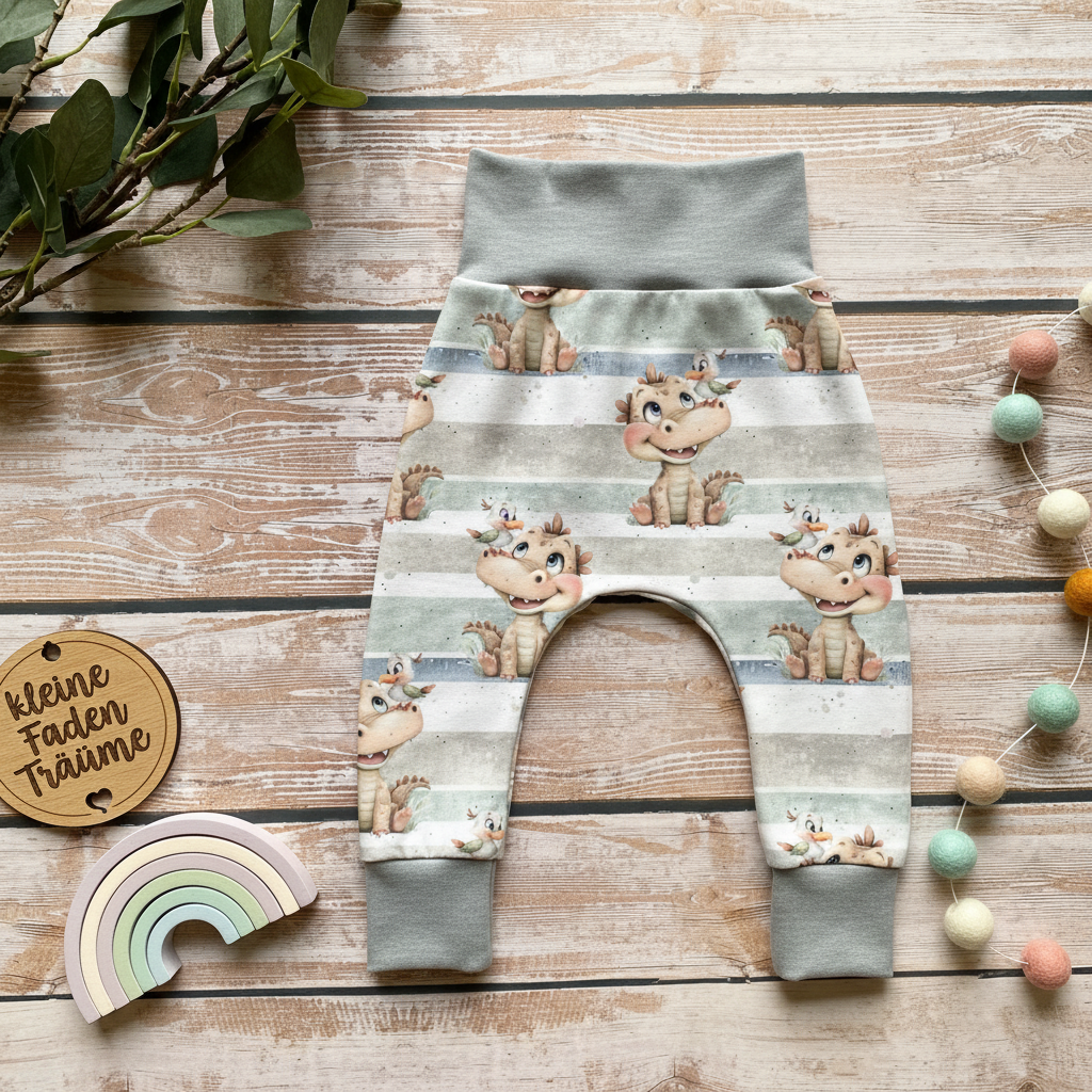 Drache Flatlay original Motiv