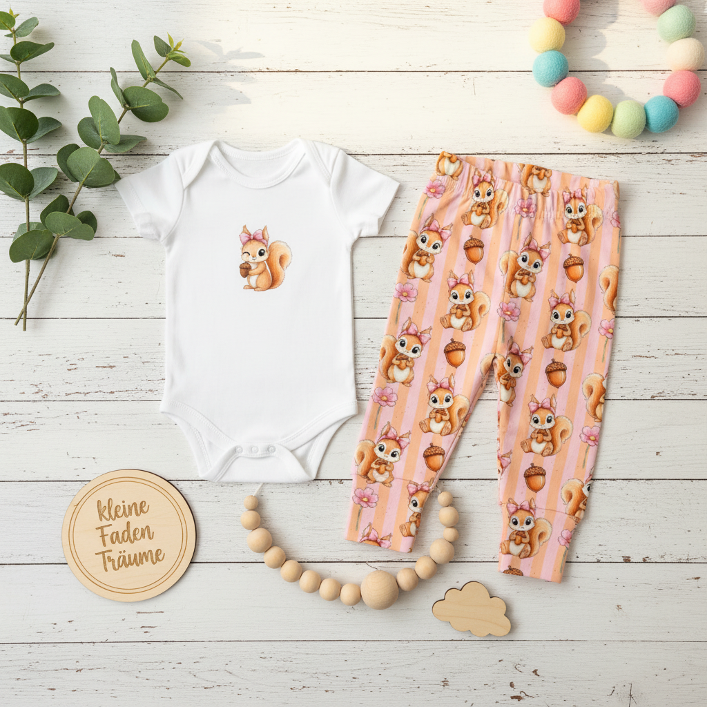 Eichhörnchen Leggings Set
