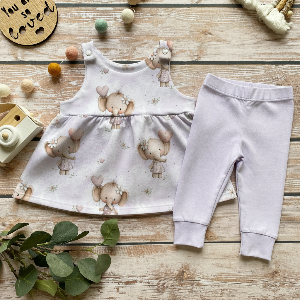 Elefantenliebe Flatlay Set